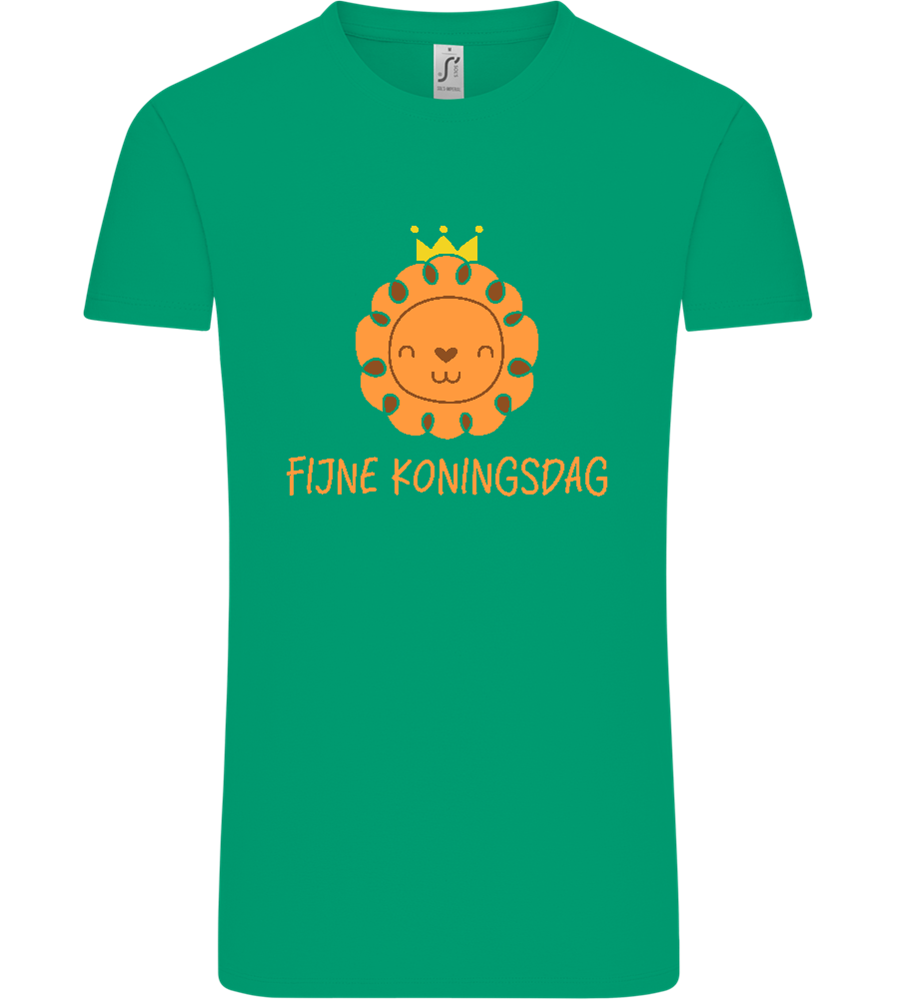 Fijne Koningsdag Design - Comfort Unisex T-Shirt_SPRING GREEN_front