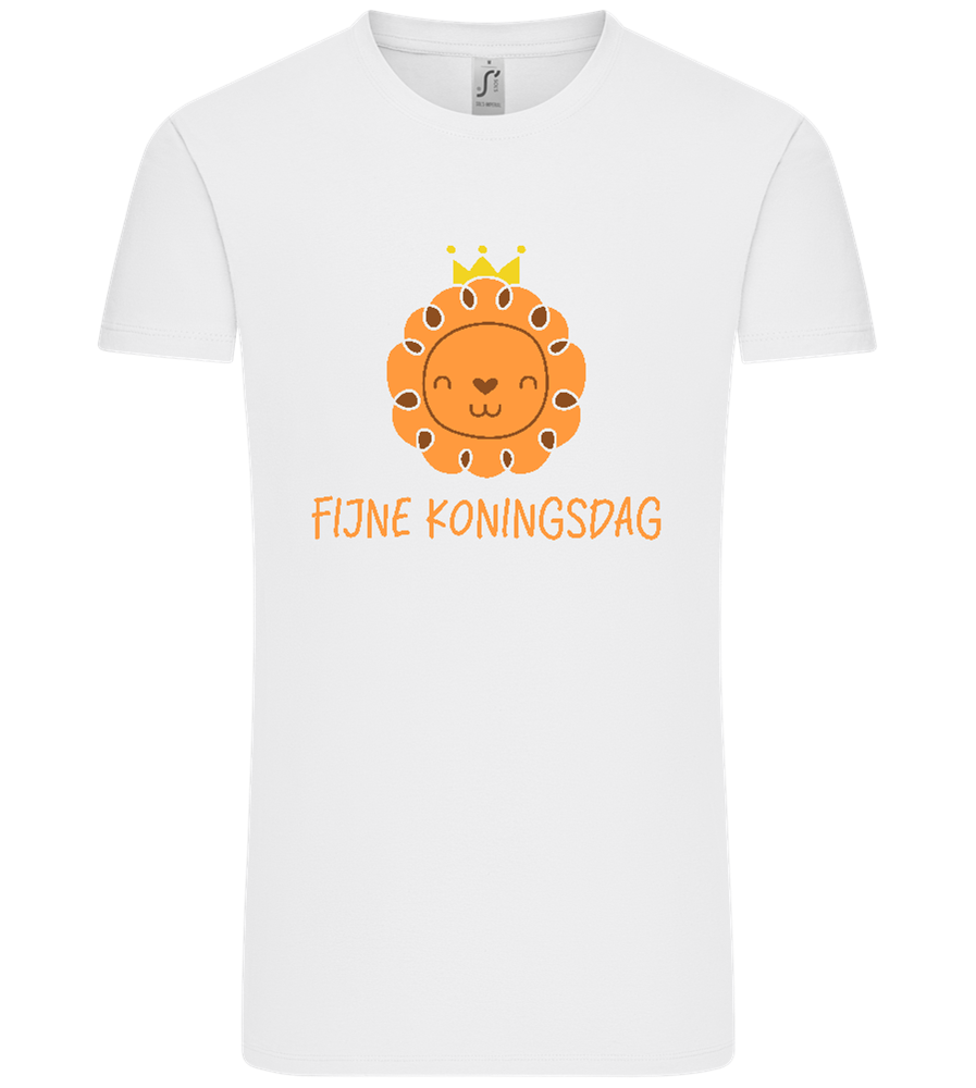 Fijne Koningsdag Design - Comfort Unisex T-Shirt_WHITE_front