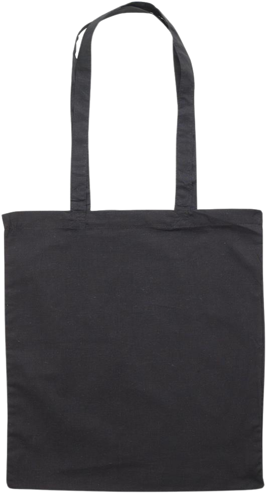Love Knows No Limits Design - Premium colored cotton tote bag_BLACK_back