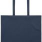 Love Knows No Limits Design - Premium colored cotton tote bag_FRENCH NAVY_back