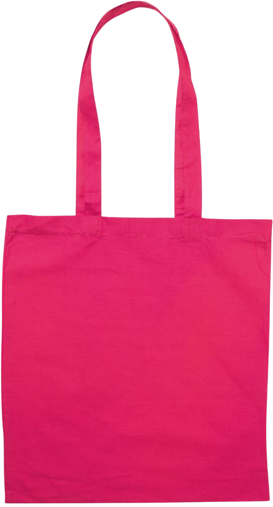 Love Knows No Limits Design - Premium colored cotton tote bag_FUCHSIA_back