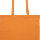 Love Knows No Limits Design - Premium colored cotton tote bag_ORANGE_back