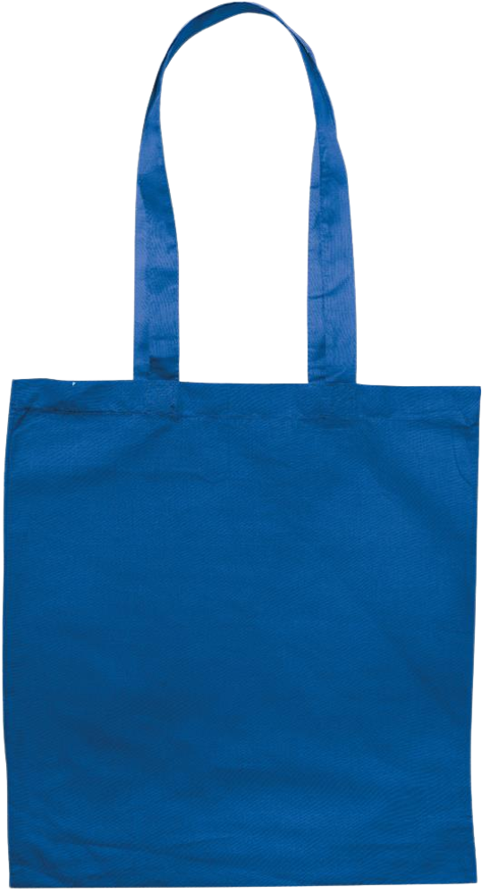 Love Knows No Limits Design - Premium colored cotton tote bag_ROYAL BLUE_back