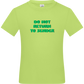 Do Not Return to Sender Design - Basic kids t-shirt_GREEN APPLE_front