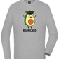 Graduation Bravocado Design - Comfort men's long sleeve t-shirt_ORION GREY_front