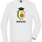 Graduation Bravocado Design - Comfort men's long sleeve t-shirt_WHITE_front