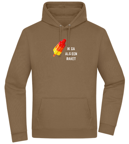 Ik Ga Als Een Raket Design - Premium Essential Unisex Hoodie_ARMY_front