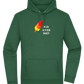 Ik Ga Als Een Raket Design - Premium Essential Unisex Hoodie_GREEN BOTTLE_front