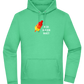 Ik Ga Als Een Raket Design - Premium Essential Unisex Hoodie_SPRING GREEN_front