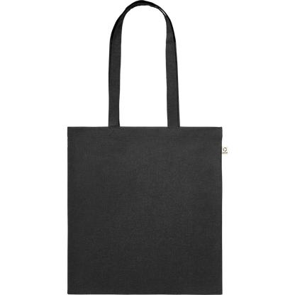 Recycled Cotton Shopping Bag (Black)_BLACK_front