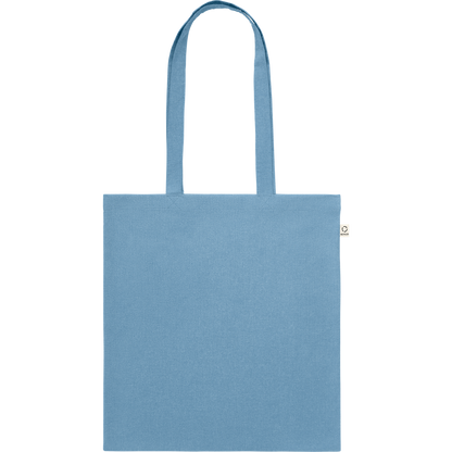 Recycled Cotton Shopping Bag (Black)_PETROL_front