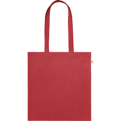 Recycled Cotton Shopping Bag (Black)_RED_front