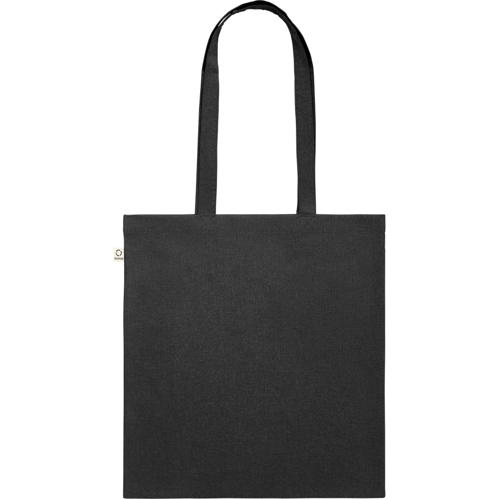 Recycled Cotton Shopping Bag (Black)_BLACK_back