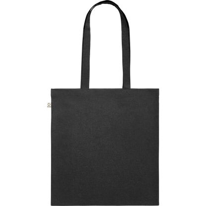 Recycled Cotton Shopping Bag (Black)_BLACK_back