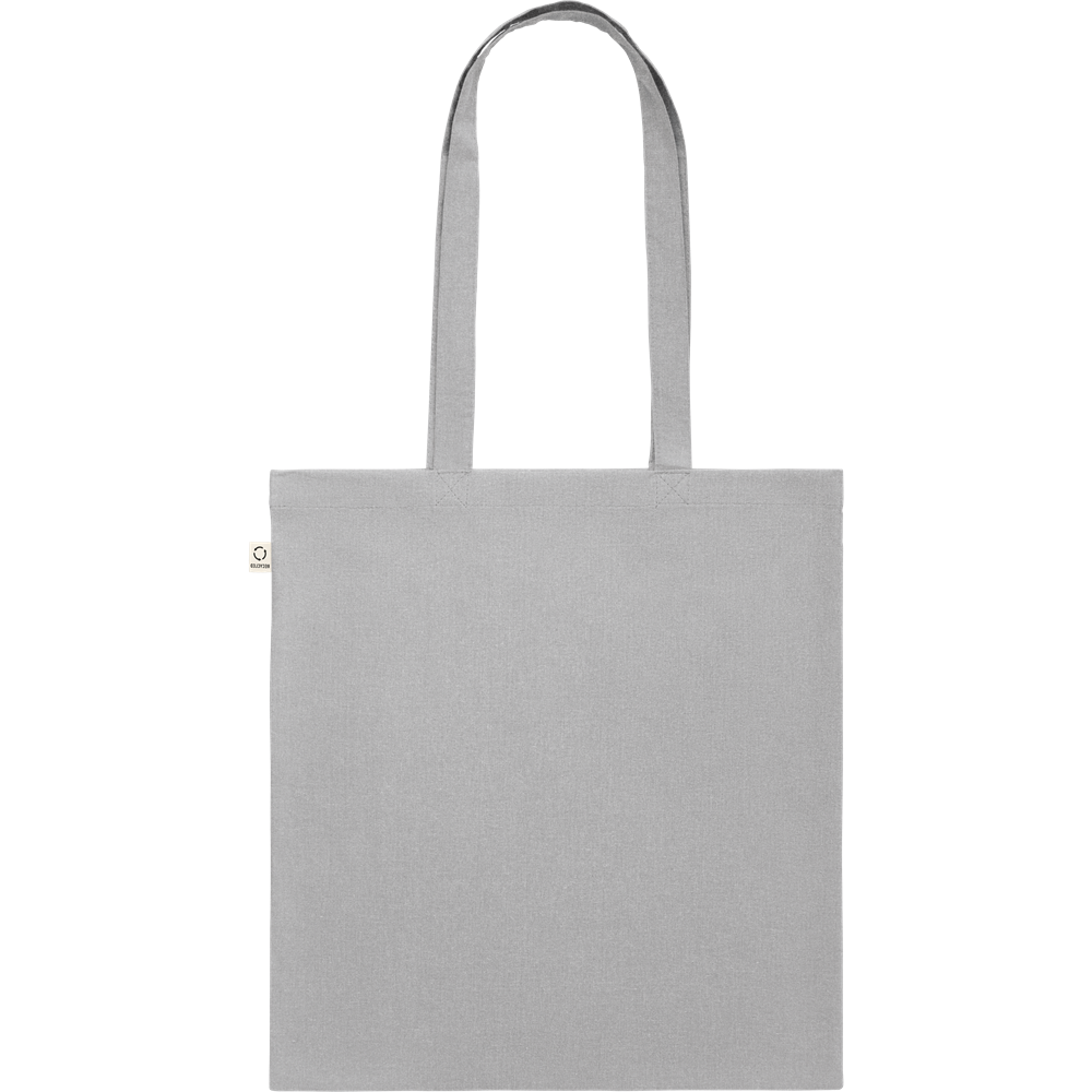 Recycled Cotton Shopping Bag (Black)_GREY_back