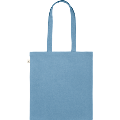 Recycled Cotton Shopping Bag (Black)_PETROL_back