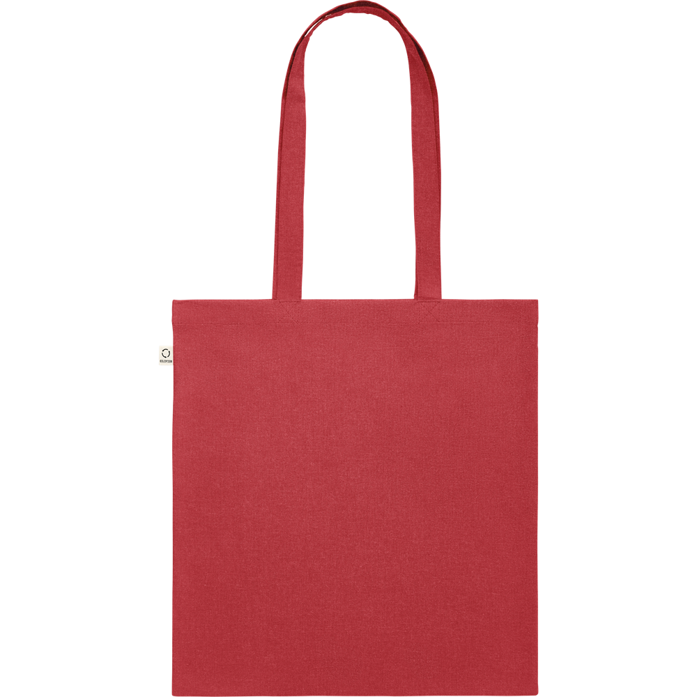 Recycled Cotton Shopping Bag (Black)_RED_back