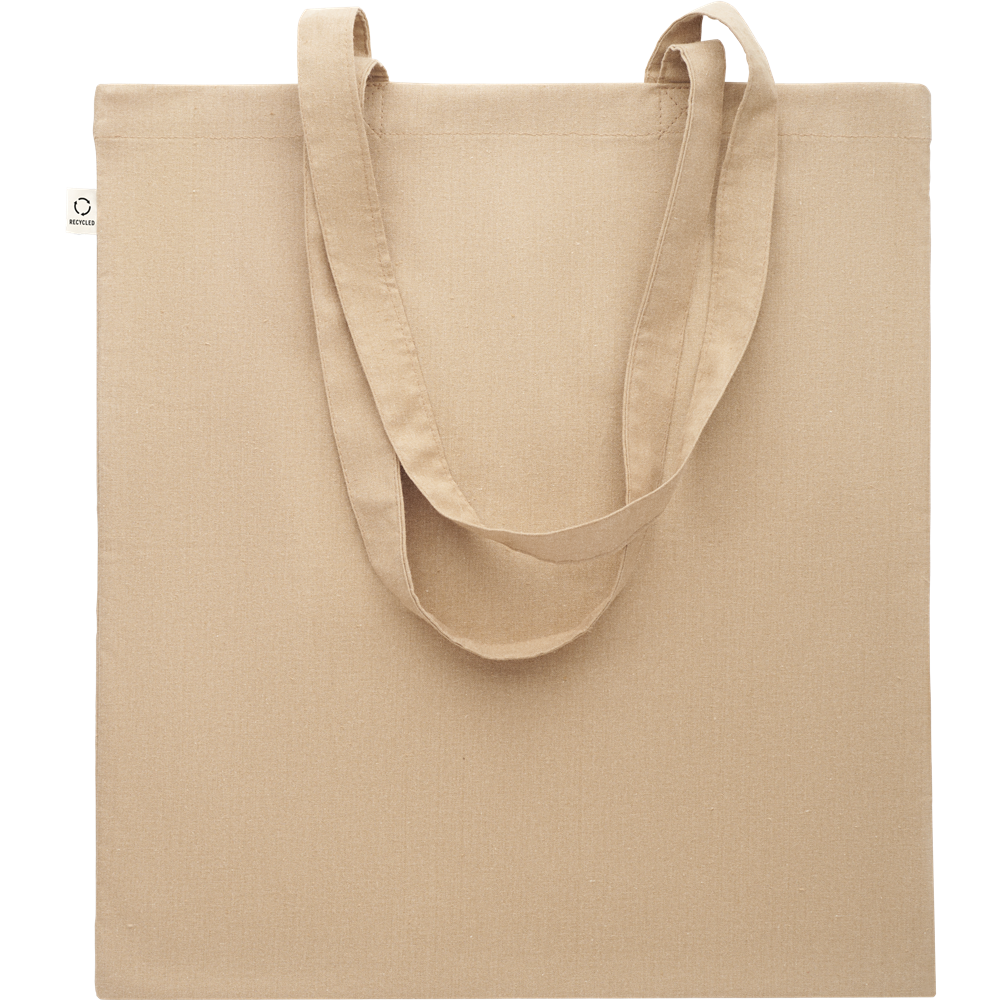Recycled Cotton Shopping Bag (Black)_KHAKI_DETAILEDIMAGE_front_2