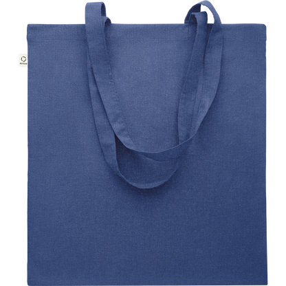 Recycled Cotton Shopping Bag (Black)_ROYAL BLUE_DETAILEDIMAGE_front_2