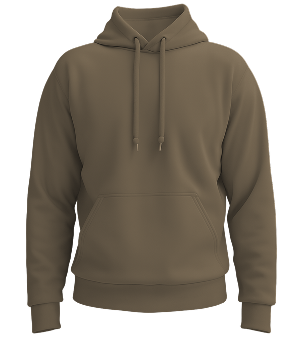 Comfort recycled unisex hoodie_ARMY_front