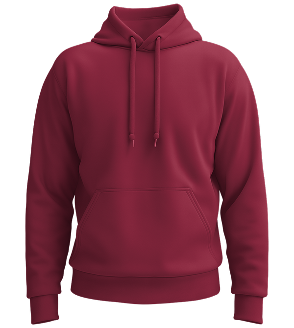 Comfort recycled unisex hoodie_BORDEAUX_front