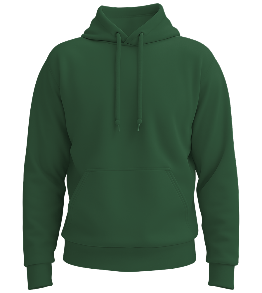 Comfort recycled unisex hoodie_BOTTLE GREEN_front