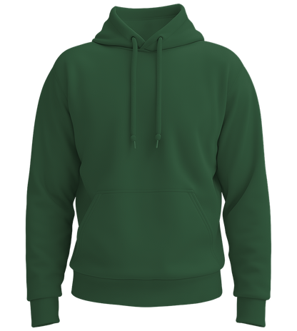 Comfort recycled unisex hoodie_BOTTLE GREEN_front