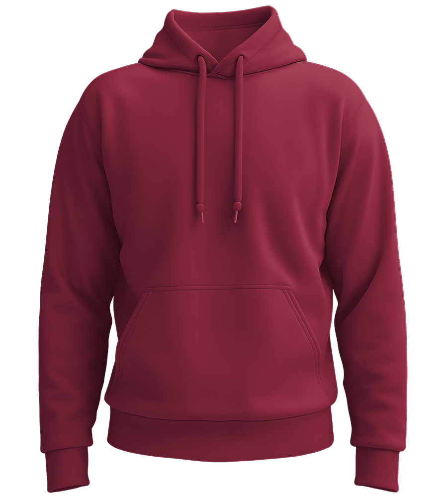 Comfort recycled unisex hoodie_BURGUNDY_front