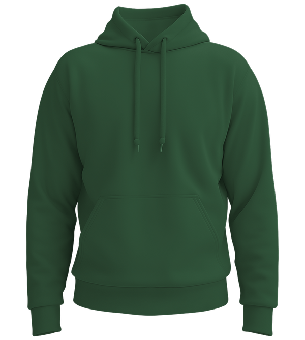 Comfort recycled unisex hoodie_GREEN BOTTLE_front