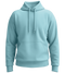 Comfort recycled unisex hoodie_POOL BLUE_front