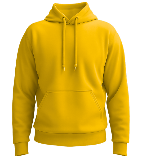 Comfort recycled unisex hoodie_YELLOW_front