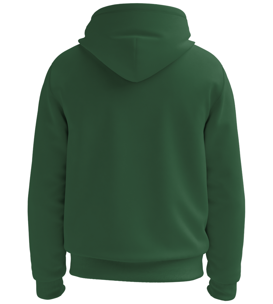 Comfort recycled unisex hoodie_BOTTLE GREEN_back