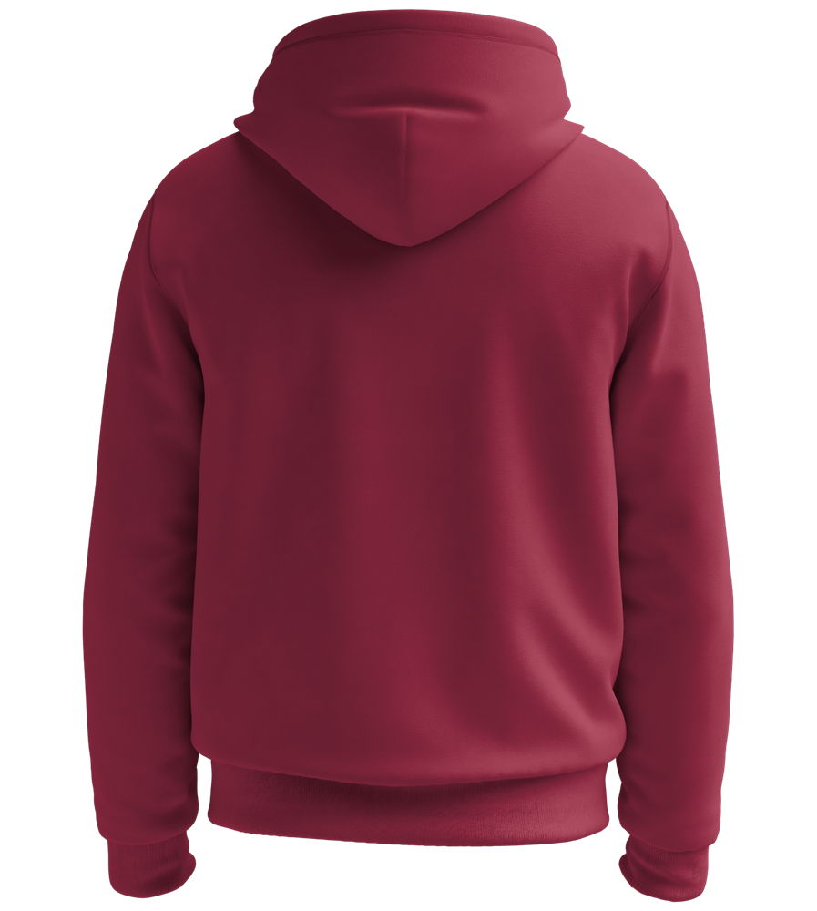 Comfort recycled unisex hoodie_BURGUNDY_back