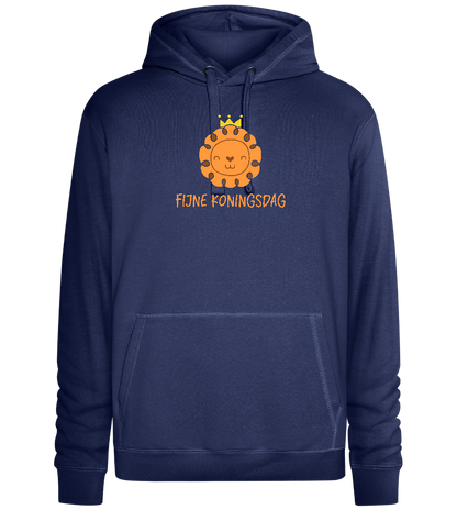 Fijne Koningsdag Design - Premium unisex hoodie_DENIM CHINA_front