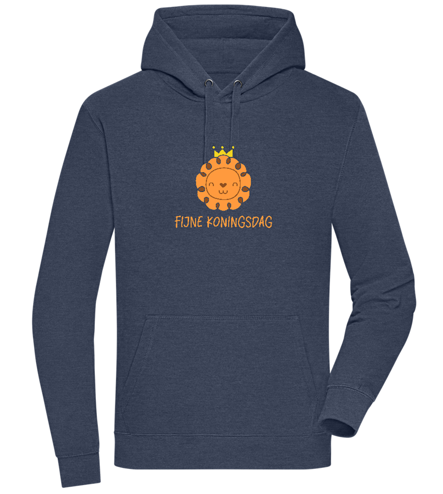 Fijne Koningsdag Design - Premium unisex hoodie_DENIM CHINA_front