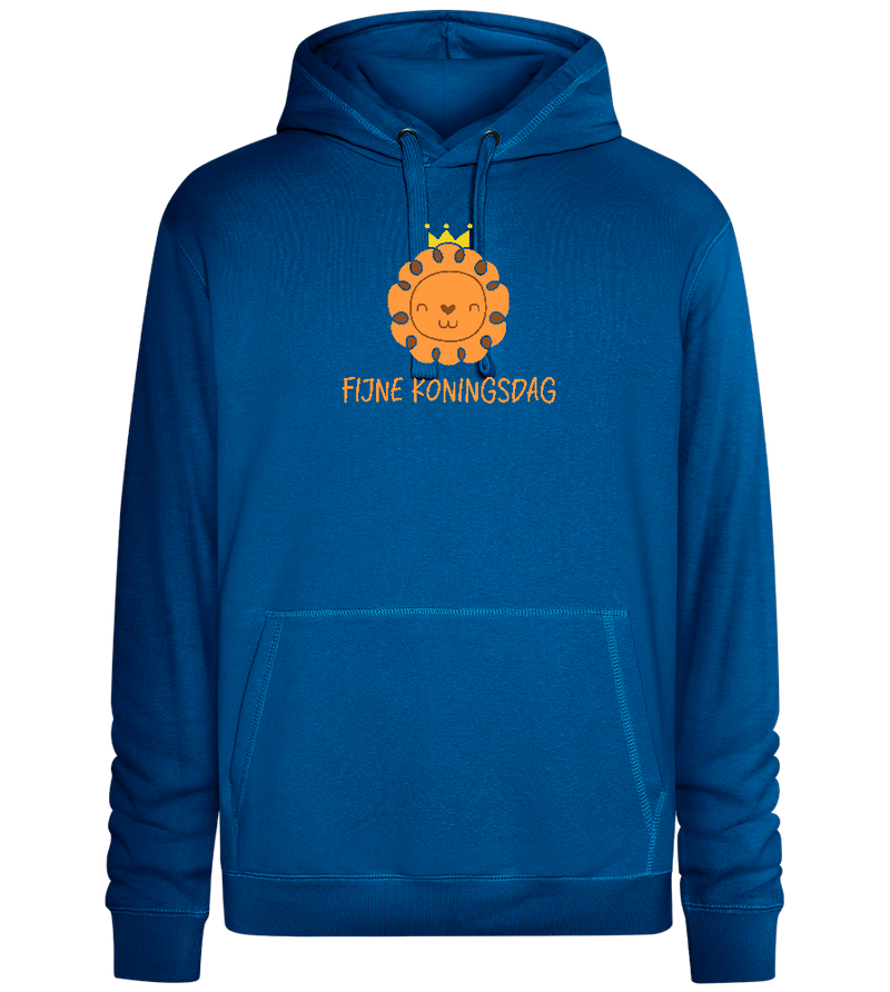 Fijne Koningsdag Design - Premium unisex hoodie_ROYAL_front