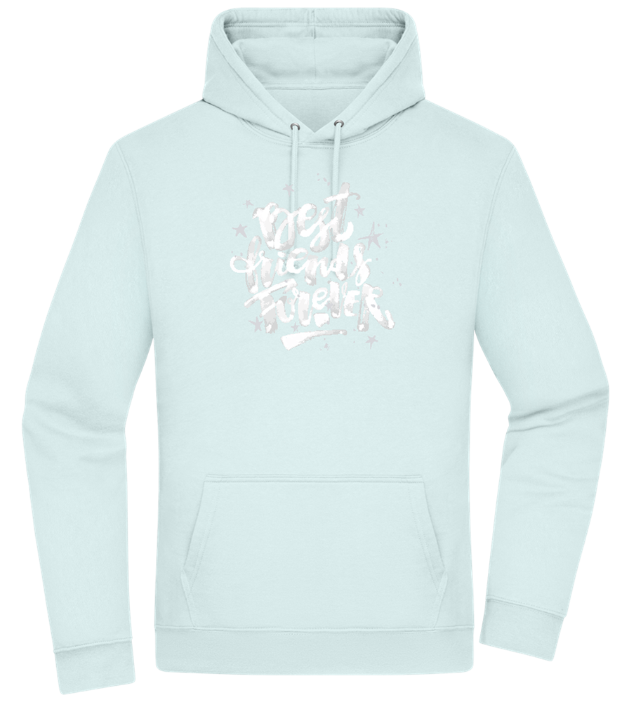 Graffiti BFF Design - Premium Essential Unisex Hoodie_ARCTIC BLUE_front