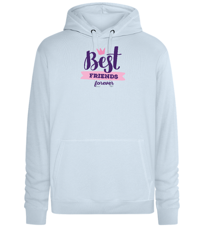 Best Friends Forever 1 Design - Premium unisex hoodie_CREAMY BLUE_front