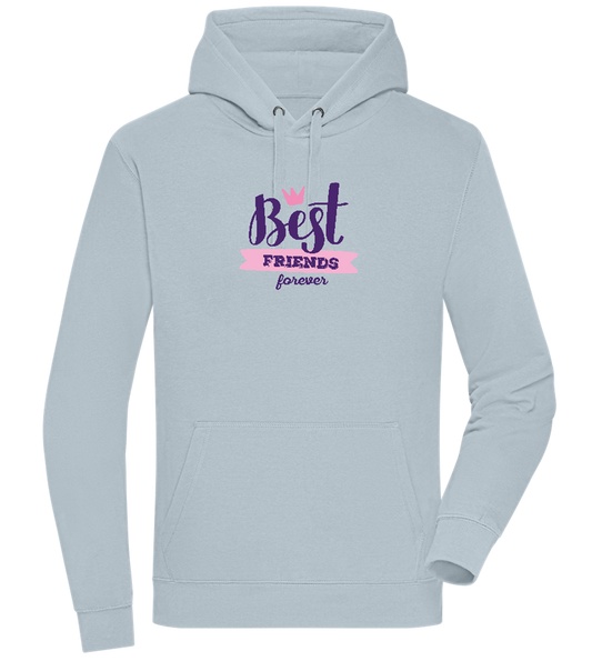 Best Friends Forever 1 Design - Premium unisex hoodie_CREAMY BLUE_front