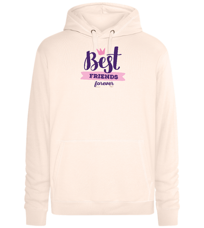 Best Friends Forever 1 Design - Premium unisex hoodie_LIGHT PEACH ROSE_front