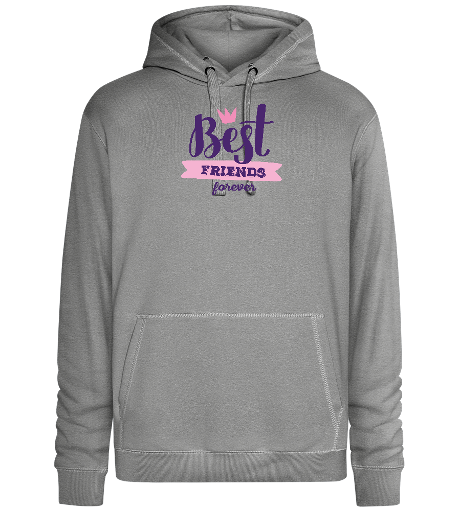 Best Friends Forever 1 Design - Premium unisex hoodie_ORION GREY II_front