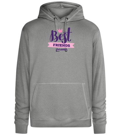 Best Friends Forever 1 Design - Premium unisex hoodie_ORION GREY II_front