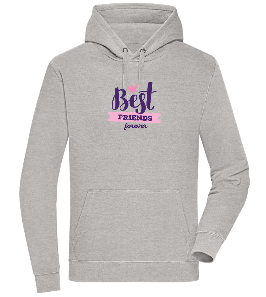 Best Friends Forever 1 Design - Premium unisex hoodie_ORION GREY II_front