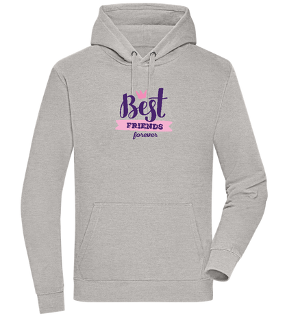 Best Friends Forever 1 Design - Premium unisex hoodie_ORION GREY II_front