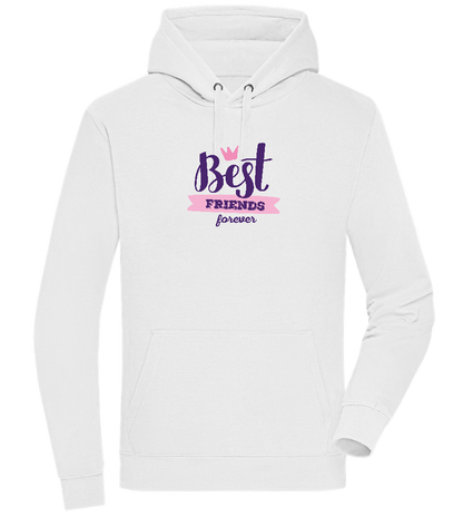 Best Friends Forever 1 Design - Premium unisex hoodie_WHITE_front