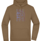 Neon Lines Skull Design - Premium Essential Unisex Hoodie_ARMY_front