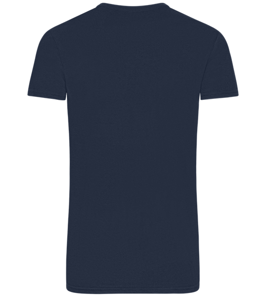 Certified G Pa Design - Basic men's fitted t-shirt_DENIM_back