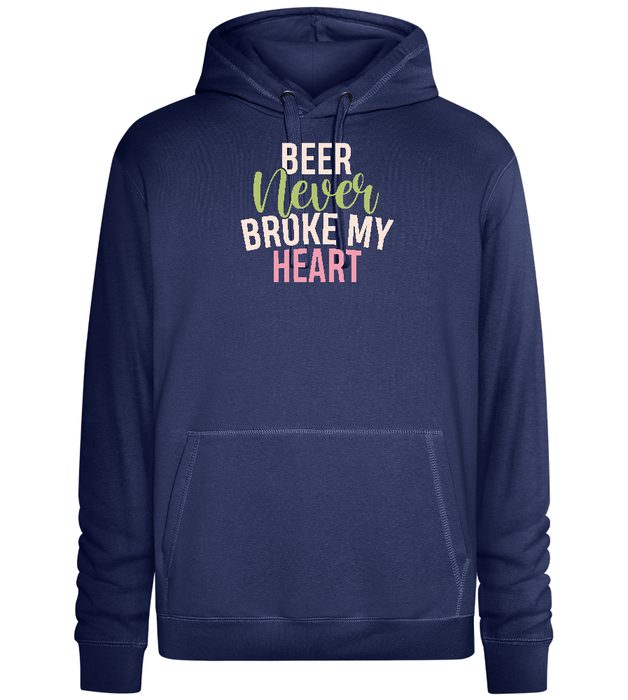 Never Broke My Heart Design - Premium unisex hoodie_DENIM CHINA_front