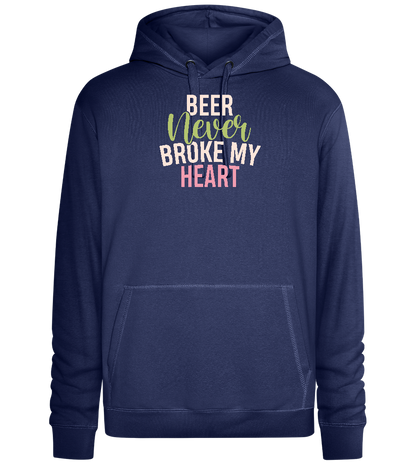 Never Broke My Heart Design - Premium unisex hoodie_DENIM CHINA_front