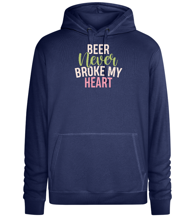 Never Broke My Heart Design - Premium unisex hoodie_DENIM CHINA_front